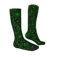 thumbnail image 3 of Daiia Sports Socks Green Bright Web with Spiders Printed Novelty Crew Socks for Men Women Knee High Socks Cotton Socks Soft & Breathable Support Unisex Socks, 3 of 9