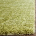 thumbnail image 5 of SAFAVIEH Charlotte Solid Plush Shag Area Rug, Green, 4' x 6', 5 of 6