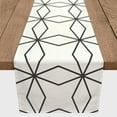 thumbnail image 2 of Creative Products Crossed Lines 16x90 Poly Twill Table Runner, 2 of 3