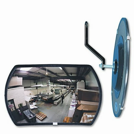 See-All Industries 160 Degree Convex Security Mirror, 18'' W X 12'' H