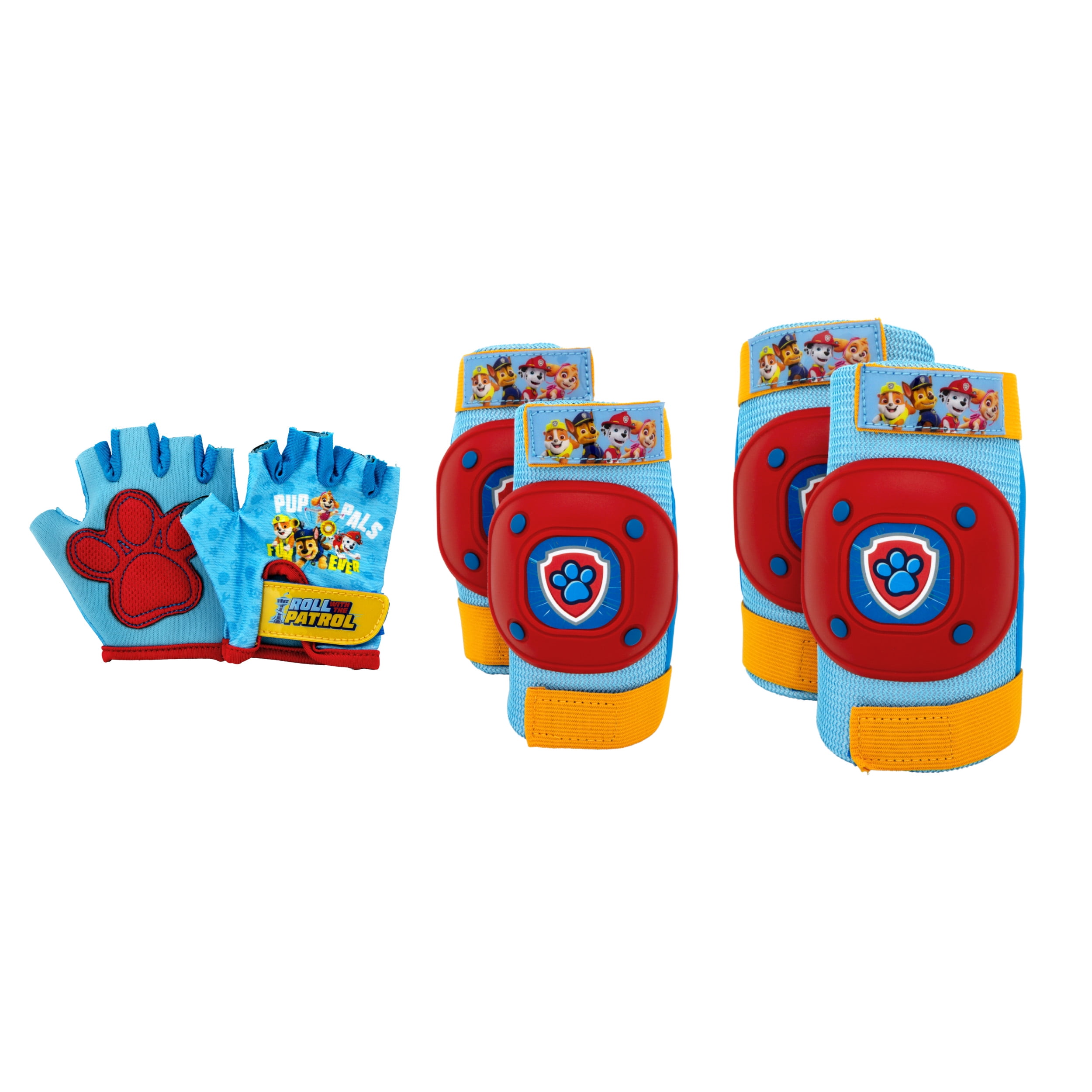 Bell Sports Paw Patrol Pup Pals Pad Set and Gloves, BELL SPORTS PAW PATROL PAD SET