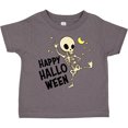 thumbnail image 3 of Inktastic Happy Halloween with Dancing Skeleton Boys or Girls Toddler T-Shirt, 3 of 5