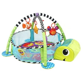 Moaere 3 In 1 Baby Activity Gym Game Play Crawling Mat Toy Infant
