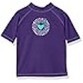 thumbnail image 3 of Kanu Surf Girls' Big UPF 50+ Sun Protective Rashguard Swim Shirt, Jade Purple, Small (8), 3 of 3