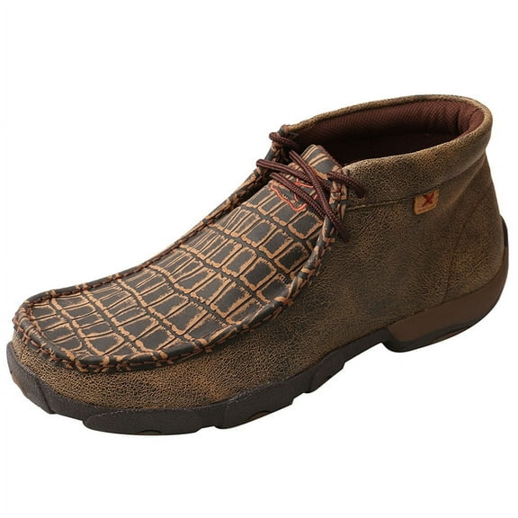 Twisted X Men's Work Driving Moc Alloy Toe Brown 11.5 EE US