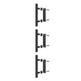 thumbnail image 2 of Bewildely Juego de manijas de puerta de granero circulares negras resistentes y duraderas negras para puertas de americanas Cuadrado circular Type1 NO1, 2 of 6