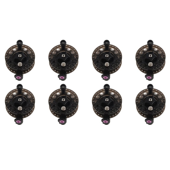 8X Plastic Ice Fishing Reels Fly Fishing Tackle Round Wheel Fishing Accessories