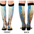 thumbnail image 2 of Coolnut Cute Rabbits and Easter Eggs Compression Socks for Women&Men Circulation-Best Support for Nurses, Running, Athletic-1 Pairs Gift, 2 of 7