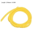 thumbnail image 2 of Uxcell tubo espiral flexible de 8mmx10mm para gestión de cables de 2 metros de longitud amarillo, 2 of 5