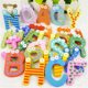 thumbnail image 1 of 26 piezas de juguetes para bebés, letras del alfabeto de madera para niños, nevera, educativo para niños, 1 of 6