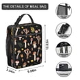thumbnail image 2 of Woodland Mushroom Whimsical Mushroom Insulated Lunch Bag Mushroom Boho Mushroom Vintage Mushroom Magical Forest Mushrooms Botanical Mushroom Fairy Tale Mushroom Cottagecore Fungi Aesthetic Fungi Goth, 2 of 6