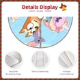 thumbnail image 3 of Defioc Bluey for Christmas Tree Skirt Snowman Xmas Tree Skirt Farmhouse Christmas Decorations Tree Mat for Holiday Party Decor-36", 3 of 6