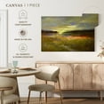 thumbnail image 5 of Elephant Stock Light Across The Meadow I Wall Art - Horizontal Canvas Wall Art - Living Room Wall Decor - Abstract Canvas - Brown And Green Decor By Sheila Finch - 24" x 16", 5 of 8