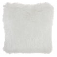 thumbnail image 1 of HomeRoots 386417 Coussin d'Accent en Peluche Blanche Shag, 1 of 1