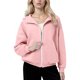 thumbnail image 2 of HongQid Hoodies for Women Soft Zip Up Hooded Long Sleeve Casual Oversized Sweatshirt Hooded Tops, 2 of 8