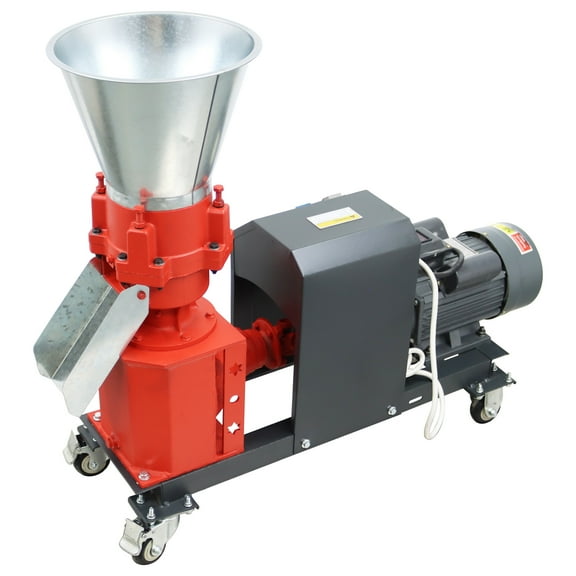 Electric Chicken Feed Pellet Mill Machine 4MM Animal Feed Granulator Grinder 200KG/h 220V