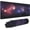 Stellar System and Gas Nebula, variant on Galaxy Large Gaming Mouse Pad, Nebula Universe Space Extended Full Desk Mousepad Desktop, Big Long Desk Mat Makeup for Laptop, Keyboard, Computer for Decor Women Office, (Blue Purple, XL 31.5*11.8 In)