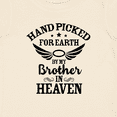 thumbnail image 4 of Inktastic Handpicked for Earth by My Brother in Heaven Angel Wings Boys or Girls Baby T-Shirt, 4 of 5