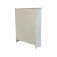 thumbnail image 4 of International Concepts Solid Wood 51" Double Kitchen Jelly Cupboard Pantry, Unfinished, 4 of 14