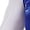 Blue&White, variant on Women's 2 Piece Outfit Liturgical Lyrical Worship Dance Maxi Dress with Praise Dance Tunic Overlay Green&White S