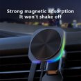thumbnail image 5 of Tgbvmt 15W Car Wireless Charging, Magnetic Absorption RGB Ambient Light Fast Wireless Charging for iOS Phones Universal Compatibility Smart Magnetic Induction for Easy Charging in Cars Homes Offices, 5 of 8