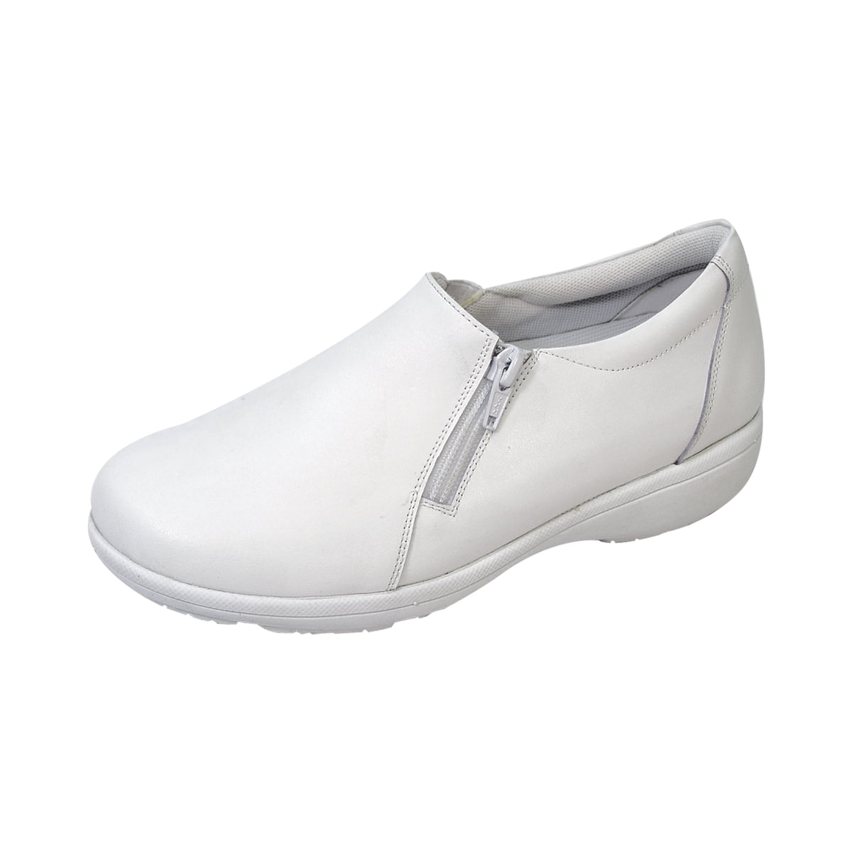 24 HOUR COMFORT Ester Wide Width Professional Sleek Shoe WHITE 10.5 ...