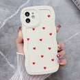 thumbnail image 3 of Funda de teléfono con líneas onduladas suaves y corazón de amor para iPhone 11, funda de silicona para iPhone 13, 12, 14, 16, 15 Pro Max, XR, XS, X, 6, 7, 8 Plus, SE 2020, 3 of 5