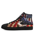 thumbnail image 3 of Faith High Top Canvas Shoes Sneakers Black Size 12, 3 of 7