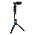 thumbnail image 1 of Peahefy Mobile Video Shooting Kit,Portable Live Video Shooting Kit Mobile Phone Photography Set With Fill Light Microphone Tripod Phone Holder,Mobile Phone Photography Set, 1 of 8