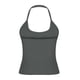 thumbnail image 5 of TaTaai Women's Casual Backless Tank Top Halter Neck Spaghetti Strap Crew Neck Solid Color Vest Soft Lightweight Spring Summer Daily Beach Wear Gift, 5 of 9