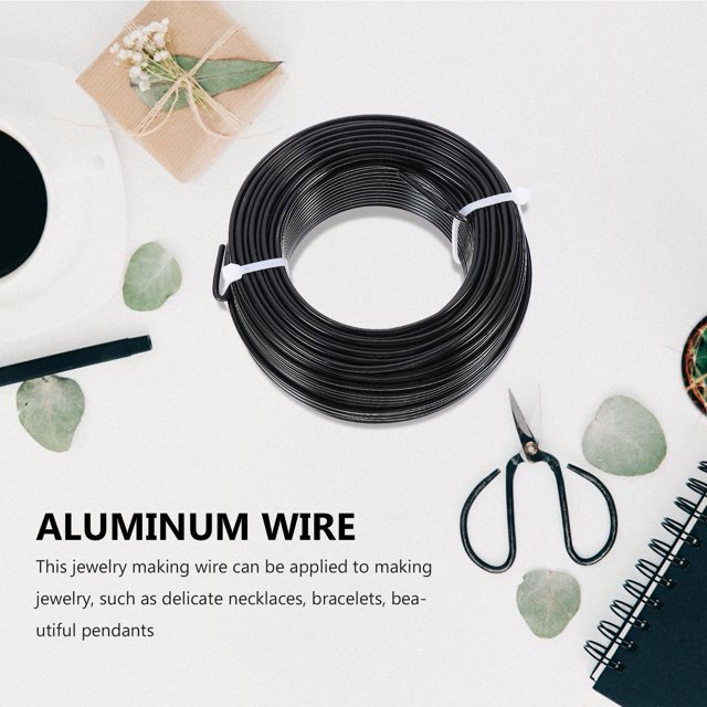 unbranded De Aluminio Negro Para Joyería Con Buena Maleabilidad Y Para Trabajos Artesanales