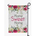 thumbnail image 1 of Printtoo White Home Sweet Home Garden Summer Camping Flags For Campers Double SidedFlag Outdoor Garden Sign, 1 of 4