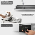 thumbnail image 3 of GoDecor 2 Pan 10.6QT Electric Commercial Bain Marie Food Warmer, 3 of 7