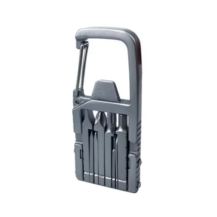 13in 1 Mini Tool with Bottle Opener Phone Holder Multi Tool Carabiner Screwdriver Mini Multitool for Outdoor,1 x Mini Tool,As Shown