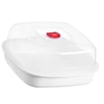 thumbnail image 2 of Dsseng Microwave Food Steamer Professional Rice Fish Steamer Kitchen Cooking Steamer, 2 of 6
