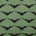 thumbnail image 2 of Simply Daisy 18" x 18" Bat Colony Indoor/Outdoor Polyester Throw Pillow, Sage, 2 of 3