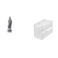 thumbnail image 1 of Estatua de Guan Yin,Estatua de Guan Yin para decoración del hogar.,estuche de pañuelos,Caja de almacenamiento de papel higiénico de pared,Toallero de papel higiénico acrílico montado en la, 1 of 8