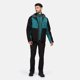 thumbnail image 2 of Regatta - Chaqueta Impermeable Britedale Colores Sólidos para Hombre (Negro, Verde Pacífico) Regatta UTRG6206_blackpacificgreen, 2 of 4