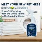 Eco Strong Enzymatic Pet Stain & Odor Remover for Cats & Dogs, 32 oz Sprayer Bottle