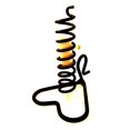 thumbnail image 1 of Porte-bougies en Fer Forgé - Hand Made By Amish, 1 of 2