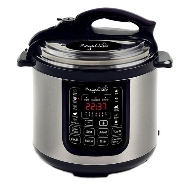 Megachef Autocuiseur Numérique de 8 qt avec 13 Fonctions Multiples Préréglées