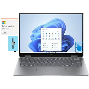 HP Envy x360 14-fc0013dx Home/Business 2-in-1 Laptop (Intel Ultra 5-125U 12-Core, 14.0in 60 Hz Touch Wide UXGA (1920x1200), Intel Graphics, Win 11 Pro) with Microsoft 365 Personal , Dockztorm Hub