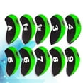 said 10 PCS Iron Head Covers Club Covers Neoprene Club Headcovers Iron