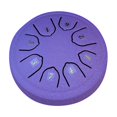 thumbnail image 2 of Steel Tongue Drum under $5! Xqxayjr 4.5 Inch Steel Tongue Drum, 8 Note Handpan Drum with Mallets, Full Scale Musical Instrument for Adults Beginners, Meditation Healing Sound Therapy, 2 of 9