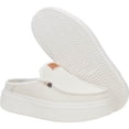 thumbnail image 4 of HEYDUDE Women Austin Lift Leather Women , White, 10, 4 of 5