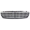thumbnail image 5 of New Chrome Shell Grille Assembly Compatible With Mercedes Benz C240 4Matic 6 Cyl 2.6L C350 Sport 6 Cyl 3.5L C350 Luxury 6 Cyl 3.5L 2005-2007 By MB1200144 20388002237246, 5 of 6