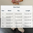 thumbnail image 7 of Juslio Womens Pants Comfortable Elastic Waist High Waist with Pockets Casual Straight Pants, 7 of 7