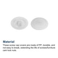 thumbnail image 4 of Screw Cap Covers, 120 Pack 11.8x3.3mm Plastic Screw Decoration Cover, Light Gray, 4 of 5