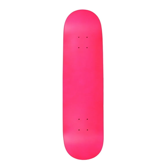 BLANK SKATEBOARD DECK - NEON PINK - 8.25"