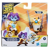 Star Wars Pop-Up Lightsaber Duel, Lys Solay & Training Droid Figures, Preschool Toys (4")